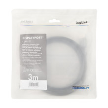 LogiLink CDA0102 DisplayPort Cable DPM to DPM, 4K60 Hz, aluminum, blackgrey, 3 m (CDA0102) LogiLink CDA0102 DisplayPort Cable DPM to DPM, 4K60 Hz, aluminum, blackgrey, 3 m (CDA0102)