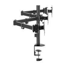 LOGILINK BP0173 Trijų monitorių laikiklis 17-27inch kiekvienos rankos ilgis 658mm aliuminio