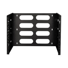 Logilink 19" Wandhalterung 8 HE, schwarz Logilink 19" Wandhalterung 8 HE, schwarz
