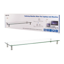 Logilink Monitorerhöhung / -Tisch aus Glas, extra breit Logilink Monitorerhöhung / -Tisch aus Glas, extra breit