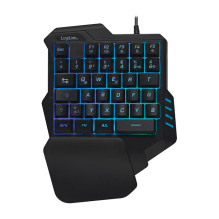 Logilink Einhand-Gaming Tastatur, beleuchtet, schwarz Logilink Einhand-Gaming Tastatur, beleuchtet, schwarz
