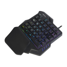 Logilink Einhand-Gaming Tastatur, beleuchtet, schwarz Logilink Einhand-Gaming Tastatur, beleuchtet, schwarz
