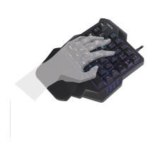 Logilink Einhand-Gaming Tastatur, beleuchtet, schwarz Logilink Einhand-Gaming Tastatur, beleuchtet, schwarz