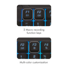Logilink Einhand-Gaming Tastatur, beleuchtet, schwarz Logilink Einhand-Gaming Tastatur, beleuchtet, schwarz