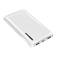 LogiLink Power Bank 10000mAh 1xUSB-C 2x USB-A balta LogiLink Power Bank 10000mAh 1xUSB-C 2x USB-A balta