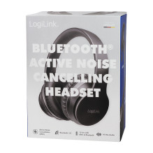 Logilink Bluetooth Headset,Active-Noice-Cancelling,V5.0,schw Logilink Bluetooth Headset,Active-Noice-Cancelling,V5.0,schw