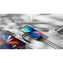 „Veger“ nešiojamoji baterija, suderinama su „Magsafe Veger MagOn“ (VP1151 / W1151) PD QC3.0 2A 20W su belaidžiu įkrovimu „Veger“ nešiojamoji baterija, suderinama su „Magsafe Veger MagOn“ (VP1151 / W1151) PD QC3.0 2A 20W su belaidžiu įkrovimu