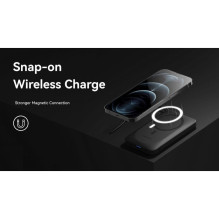 Veger Powerbank compatible with Magsafe Veger MagOn (VP1151 / W1151) PD QC3.0 2A 20W with wireless charging 10000 mAh wh Veger Powerbank compatible with Magsafe Veger MagOn (VP1151 / W1151) PD QC3.0 2A 20W with wireless charging 10000 mAh wh