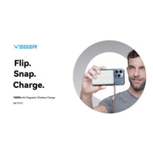 Veger Powerbank compatible with Magsafe Veger MagOn (VP1151 / W1151) PD QC3.0 2A 20W with wireless charging 10000 mAh wh Veger Powerbank compatible with Magsafe Veger MagOn (VP1151 / W1151) PD QC3.0 2A 20W with wireless charging 10000 mAh wh
