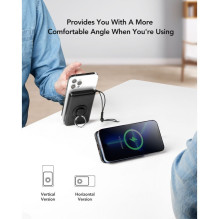 Veger Powerbank compatible with Magsafe Veger MagOn (VP1151 / W1151) PD QC3.0 2A 20W with wireless charging 10000 mAh wh Veger Powerbank compatible with Magsafe Veger MagOn (VP1151 / W1151) PD QC3.0 2A 20W with wireless charging 10000 mAh wh
