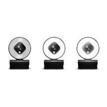 Logilink Interneto kamera FHD 76° Dual-Mikro Autof. Ringlicht Stativ Logilink Interneto kamera FHD 76° Dual-Mikro Autof. Ringlicht Stativ