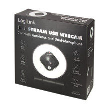 Logilink Interneto kamera FHD 76° Dual-Mikro Autof. Ringlicht Stativ Logilink Interneto kamera FHD 76° Dual-Mikro Autof. Ringlicht Stativ