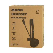 Logilink Mono ausinės su Mikro 1x 3,5mm Klinke