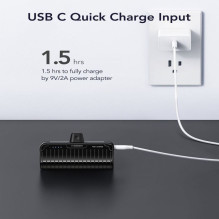 Veger Powerbank Veger PlugOn (W0558P) PD QC3.0 2,4A 20W 5000 mAh with a built-in connector Lightning black Veger Powerbank Veger PlugOn (W0558P) PD QC3.0 2,4A 20W 5000 mAh with a built-in connector Lightning black