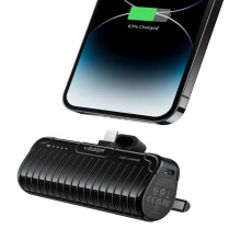 Veger Powerbank Veger PlugOn (W0558P) PD QC3.0 2,4A 20W 5000 mAh with a built-in connector Lightning black Veger Powerbank Veger PlugOn (W0558P) PD QC3.0 2,4A 20W 5000 mAh with a built-in connector Lightning black