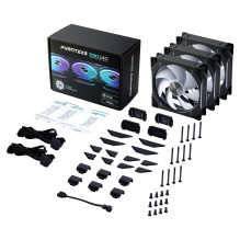 140mm Phanteks D30-140 PWM Regular DRGB schwarz / weiß 3er Pack 140mm Phanteks D30-140 PWM Regular DRGB schwarz / weiß 3er Pack
