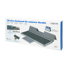 Keyboard, BT 5.1, 3 channel, w / touchpad, grey