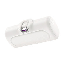 Logilink Mobilusis išorinis akumuliatorius, LiPo, 5000 mAh, integruotas USB-C jungtis, baltas Logilink Mobilusis išorinis akumuliatorius, LiPo, 5000 mAh, integruotas USB-C jungtis, baltas