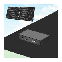 Foldable Solar Panel, 1x USB-C, 1x USB-A, DC out, 30W