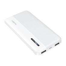 Logilink Mobilusis išorinis akumuliatorius, LiPo, 10.000 mAh, USB-C įvestis / išvestis, baltas