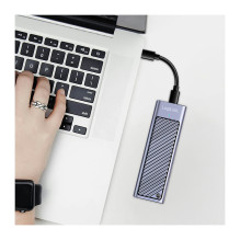 USB 3.2 Gen2x2 (20Gbps) SSD Enclosure USB-C to PCIe NVMe / SATA USB 3.2 Gen2x2 (20Gbps) SSD Enclosure USB-C to PCIe NVMe / SATA