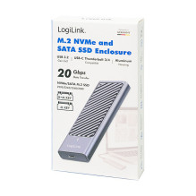 USB 3.2 Gen2x2 (20Gbps) SSD Enclosure USB-C to PCIe NVMe / SATA USB 3.2 Gen2x2 (20Gbps) SSD Enclosure USB-C to PCIe NVMe / SATA
