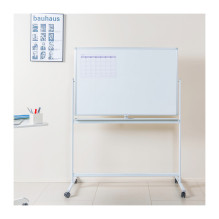 Dry Erase Whiteboard, mobile, double-sided, metal, 120x80cm Dry Erase Whiteboard, mobile, double-sided, metal, 120x80cm
