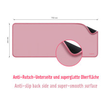 Desk Mat, 700 x 300 mm, pink