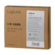 Logilink PCI-Express Card, 2x seriell Logilink PCI-Express Card, 2x seriell