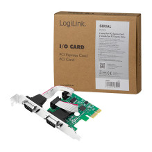 Logilink PCI-Express Card, 2x seriell Logilink PCI-Express Card, 2x seriell