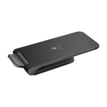 Logilink Wireless Quick Charging Stand 15 W, twin coil, black Logilink Wireless Quick Charging Stand 15 W, twin coil, black