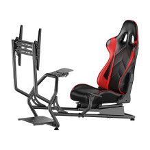 Racing Simulator Cockpit with Monitor mount Racing Simulator Cockpit with Monitor mount