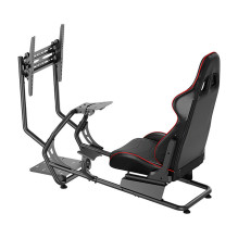 Racing Simulator Cockpit with Monitor mount Racing Simulator Cockpit with Monitor mount