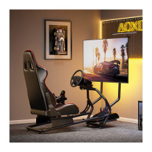 Racing Simulator Cockpit with Monitor mount Racing Simulator Cockpit with Monitor mount