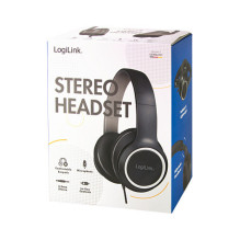Headset Stereo, with Microphone, 1x 3.5mm, black Headset Stereo, with Microphone, 1x 3.5mm, black