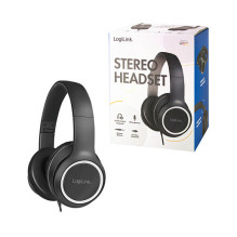 Headset Stereo, with Microphone, 1x 3.5mm, black Headset Stereo, with Microphone, 1x 3.5mm, black
