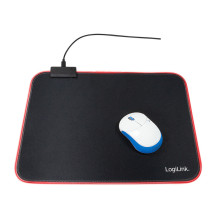 Mouse Pad, Gaming, with RGB LED, 350x260x3mm, Soft
