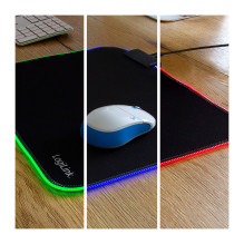 Mouse Pad, Gaming, with RGB LED, 350x260x3mm, Soft