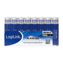 Baterija, itin galinga šarminė AAA, 8pcs. susitraukianti folija Baterija, itin galinga šarminė AAA, 8pcs. susitraukianti folija