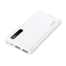Logilink Mobilusis išorinis akumuliatorius, LiPo, 8.000 mAh, baltas