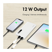 Logilink Mobilusis išorinis akumuliatorius, LiPo, 8.000 mAh, baltas