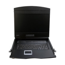 KVM Console with 19" LCD Screen, VGA, US keyboard layout KVM Console with 19" LCD Screen, VGA, US keyboard layout