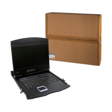 KVM Console with 19" LCD Screen, VGA, US keyboard layout KVM Console with 19" LCD Screen, VGA, US keyboard layout