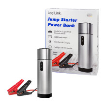 Logilink Automobilio užvedimo įrenginys, mobilusis išorinis akumuliatorius, 10.000 mAh, su žibintuvėliu Logilink Automobilio užvedimo įrenginys, mobilusis išorinis akumuliatorius, 10.000 mAh, su žibintuvėliu
