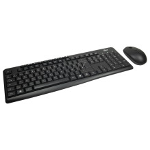 Inter-Tech Tas KB-208-II Tastatur + Maus-Set, drahtlos