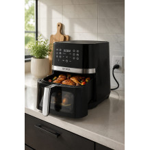 Brock DAF 6501 G Air Fryer 6,5L 1800W, Grey Brock DAF 6501 G Air Fryer 6,5L 1800W, Grey