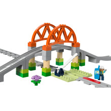Constructor - LEGO DUPLO TOWN 10426 Bridge and Railway Tracks 42 Elements