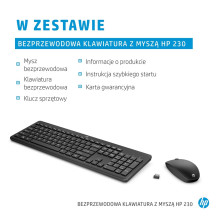 HP 230 belaidės pelės ir klaviatūros rinkinys