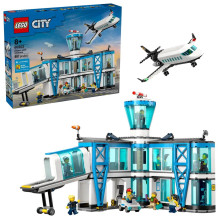 Statybų rinkinys - LEGO CITY 60502 Oro uostas su lėktuvu (Lego, 887 dalys, 9 minifigūrėlės) Statybų rinkinys - LEGO CITY 60502 Oro uostas su lėktuvu (Lego, 887 dalys, 9 minifigūrėlės)
