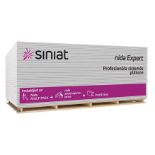 GIPSO KARTONO PLOKŠTĖ GKB NIDA EXPERT 12.5X1200X3000 GIPSO KARTONO PLOKŠTĖ GKB NIDA EXPERT 12.5X1200X3000